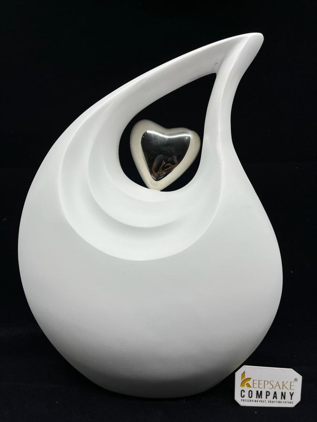 Premium White Teardrop Urns for Ashes Urn Urns for Human Ashes