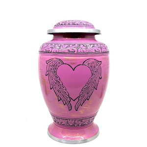 Pink Cremation Urns for Adult Ashes - Urns for Human Ashes - Urns for Ashes Adult Male - Urn - Decorative Urns - Burial Urn - Funeral Urn