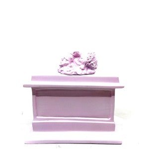 Roze baby-urnen voor as - baby-urn - kleine urnen voor menselijke as - kleine urnen babymeisje - baby-urn meisje - crematie-urn - aandenken-urn