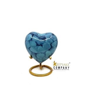 Blue Small Urns for Human Ashes - Mini Urns for Human Ashes - Urns - Urn - Ashes Urn - Keepsake Urns for Human Ashes - Urn for Human Ashes
