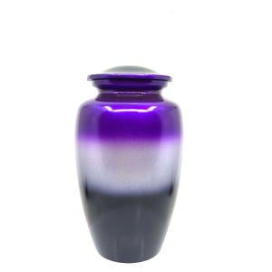 Urna abstracta multicolor para adultos: urna de tamaño completo grabable para cenizas humanas, elegante recuerdo conmemorativo de Keepsake Company