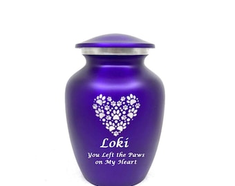 Purple Pet Urn – Personalized Dog & Cat Ashes Keepsake