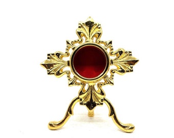 Keepsake Company&#39;s Brass Relequary in 24 Carat Gold Plating