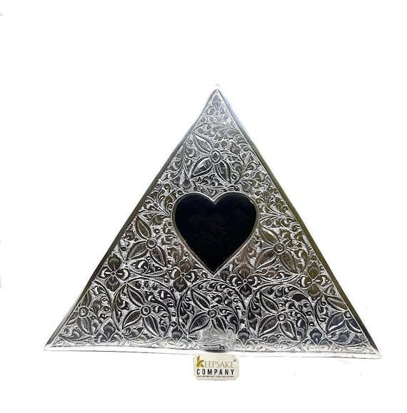 Remember Forever Urna A Piramide In Ceramica Per Ceneri - Design Unico Con Superficie Corrosa - Capacità 2.4 Litri Per Adulti (64 Kg)