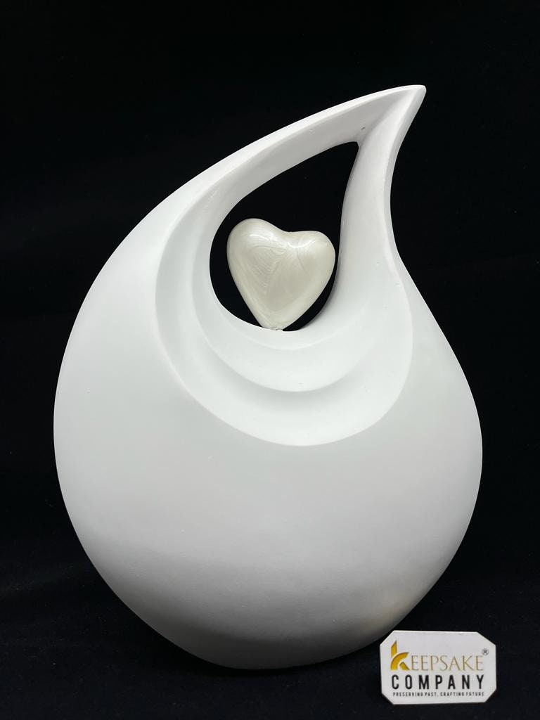 Premium White Teardrop Urns for Ashes Adult Male Urn Urns Etsy Australia