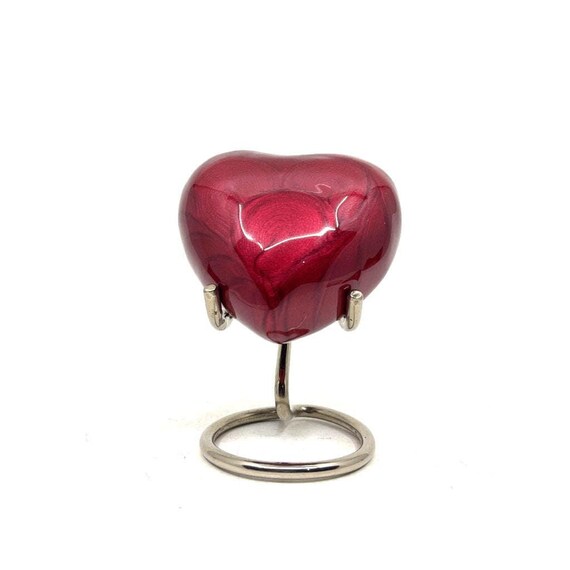 Pendientes Urna De Cenizas Con Forma De Corazón | Acero Inoxidable | Para Recordar A Un Ser Querido