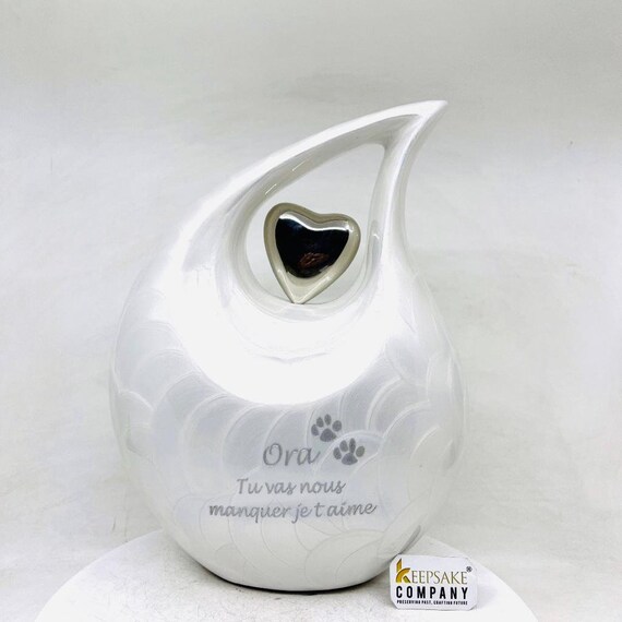 Urna Per Animali Domestici In Acciaio Inossidabile Nero - Per Ceneri Di Cani E Gatti, Tappo A Vite - Foto 13