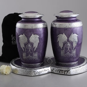 Companion Urns for Ashes - Urns for Human Ashes - Urn - Funeral Urn - Cremation Urns - Ashes Keepsake - Decorative Urns -Keepsake  Urn