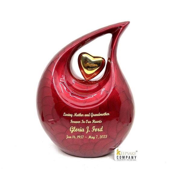 Gold plated urn sale