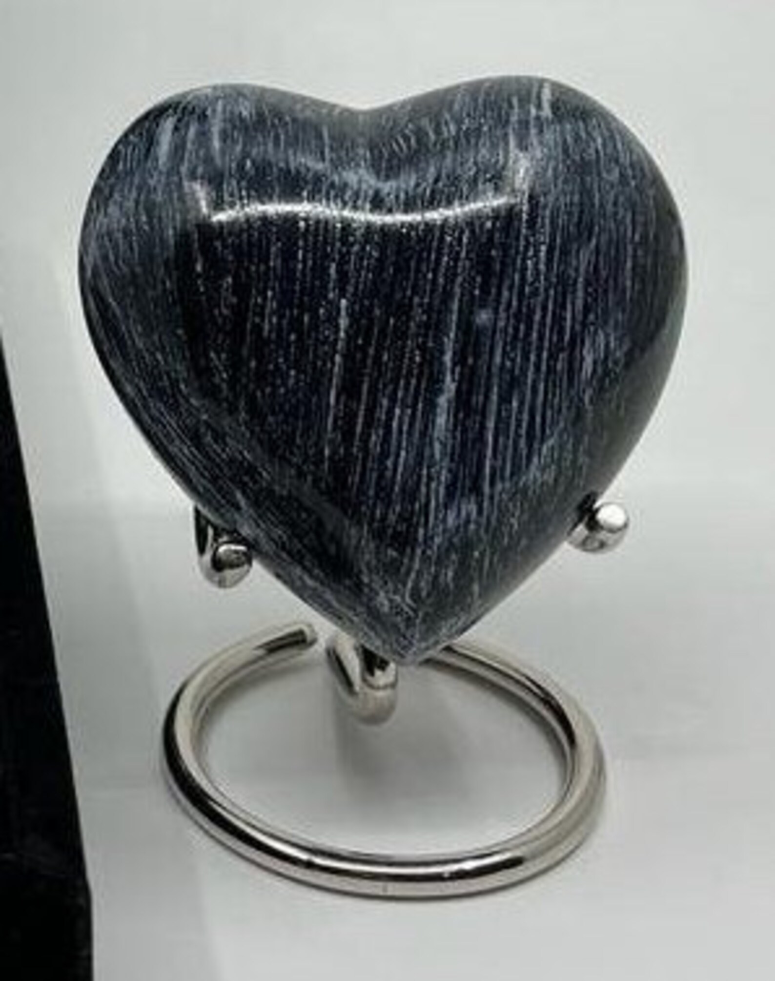 Keepsake Company's Heart Shaped Urns in Grey Black Colour Etsy