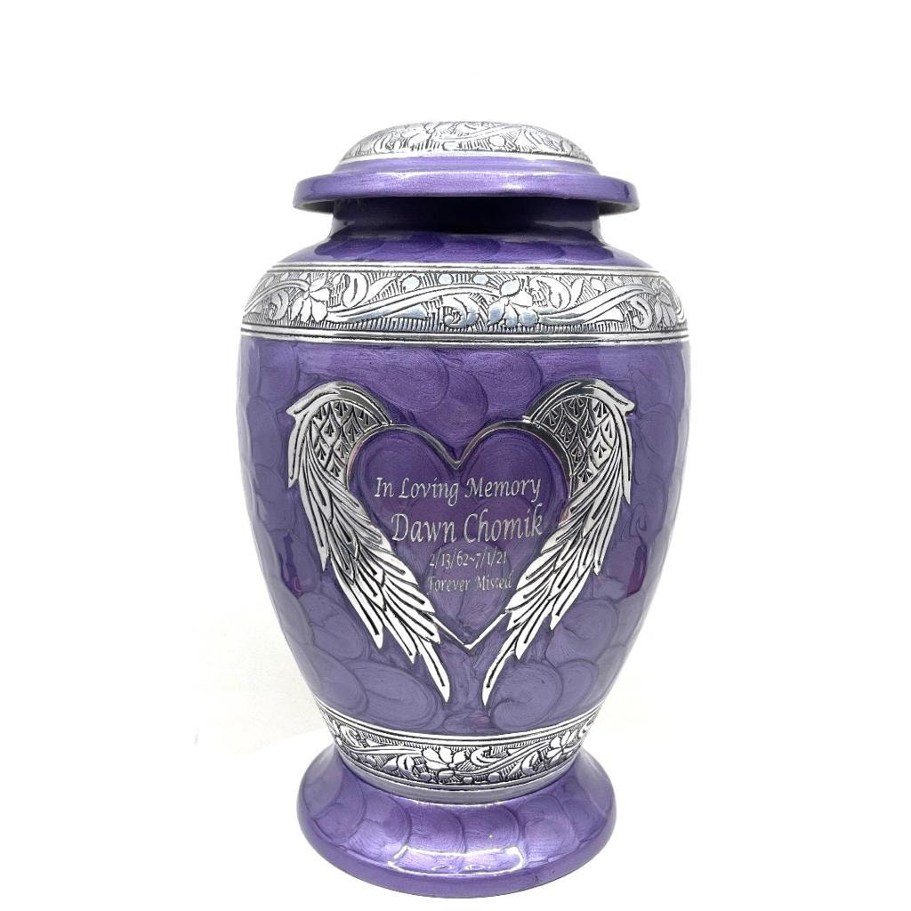 Purple Urns for Ashes Adult Male Urn Urns for Human Ashes Etsy