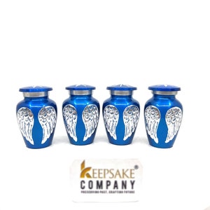 Small Urns for Human Ashes - Mini Urns for Human Ashes - Keepsake Urns for Human Ashes - Small Urn - Small Urns for Ashes - Set of 4