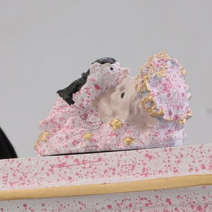 Roze baby-urnen voor as - baby-urn - kleine urnen voor menselijke as - kleine urnen babymeisje - baby-urn meisje - crematie-urn - aandenken-urn