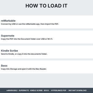 How to load the notebook PDF onto your Supernote
