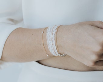 INDIE - Pulsera de encaje para boda