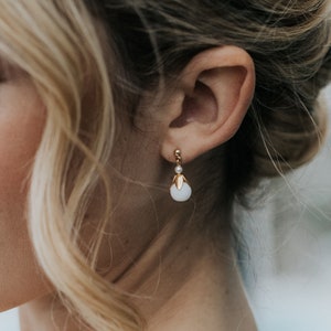ISYS - Orecchini da sposa in porcellana