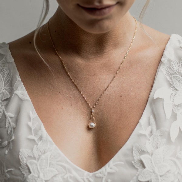 FOSTER - Collier pendant avec perle - Mariage