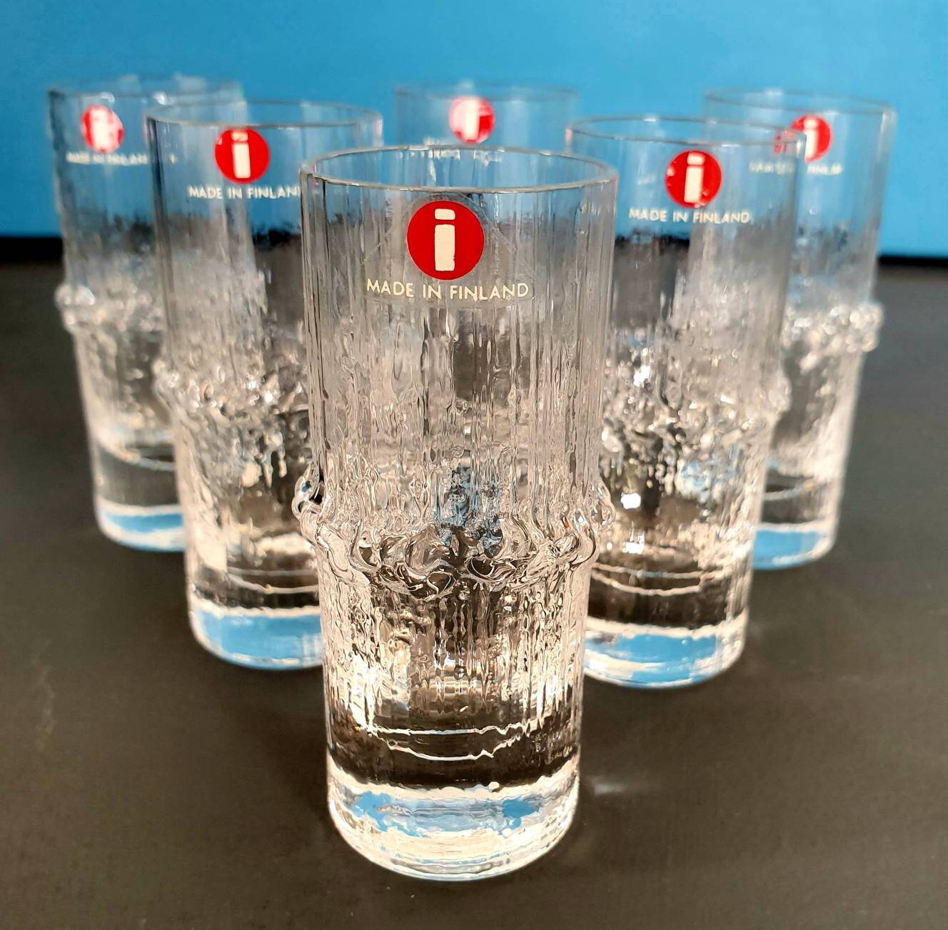 Iittala Niva shot glasses set of 6 mid century Vintage Etsy
