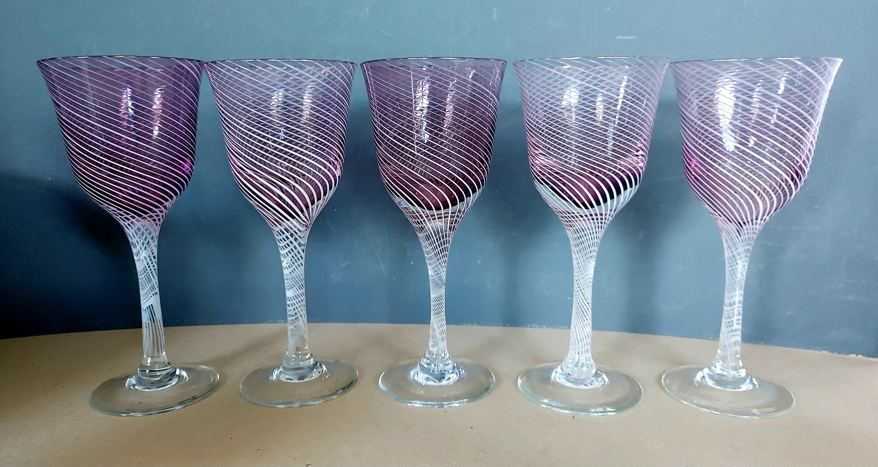 Laura Ashley Wine Glass - Etsy UK