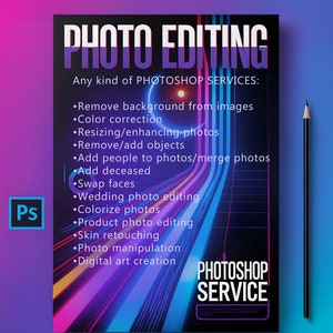 Photo Editing, photo retouching, Photoshop service, Remove/add object/people from photo,modify photo Photoshop Edit, Enhance Image, modify
