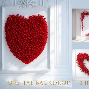 Valentines digital background, Digital Backdrop, Photo Background, Photoshop Backdrop, Valentines Backdrop, Hearts Background, V124
