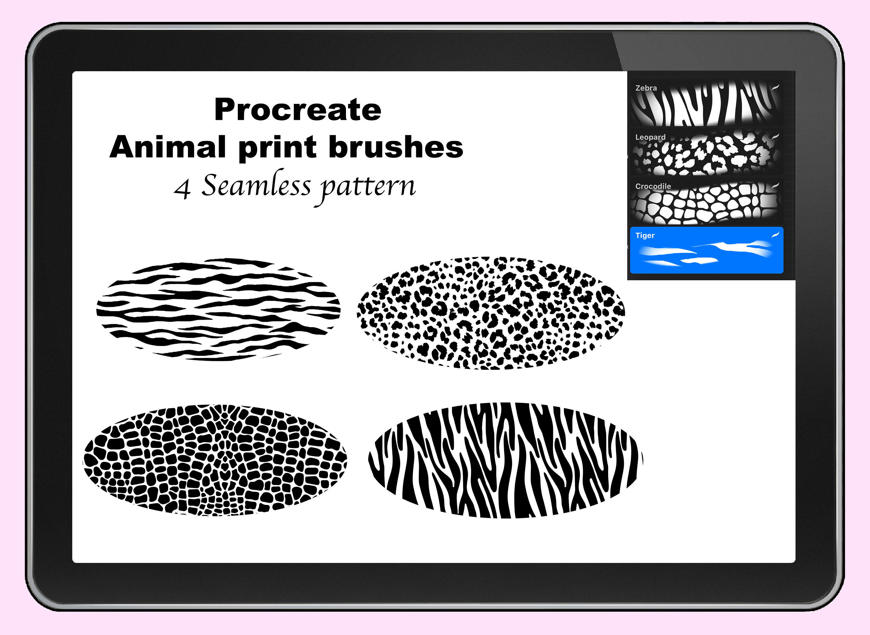 Procreate Pinsel Animal Print Procreate Pattern Brushes 4 Etsy.de