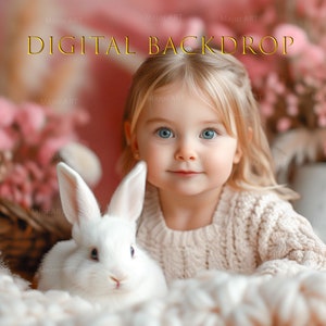 Easter digital backdrop, Digital Backdrop, Photo Background, Photoshop Backdrop, digital background, Easter Bunny, studio backdrop