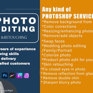 Professional Photo Editing & Retouching Service, Photo Editing, retouching, Photoshop service, Remove/add object/people from photo