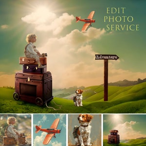 Fotomanipulatie, persoon toevoegen fotobewerking Photoshop-service, aangepaste poster, foto's samenvoegen, mensen samenvoegen op foto, samengestelde foto