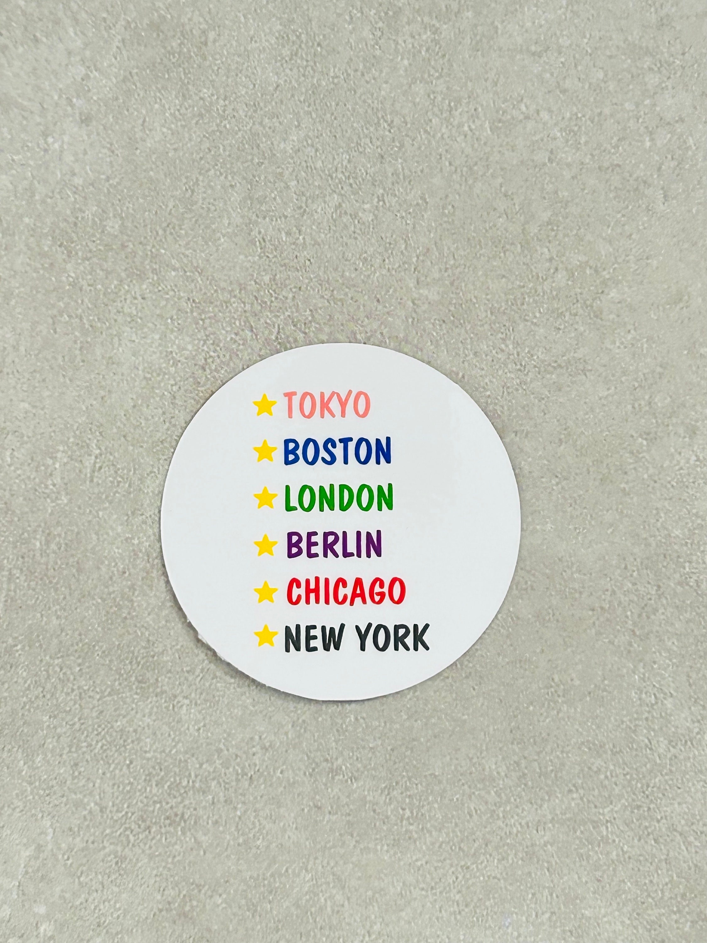The 6 Major Marathons Sticker, Waterproof Sticker, Marathon Sticker ...