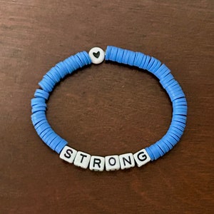 Motivational bracelets, name bracelet, word bracelet, inspirational bracelet, stretch, bracelet, gift for her, heishi bracelet