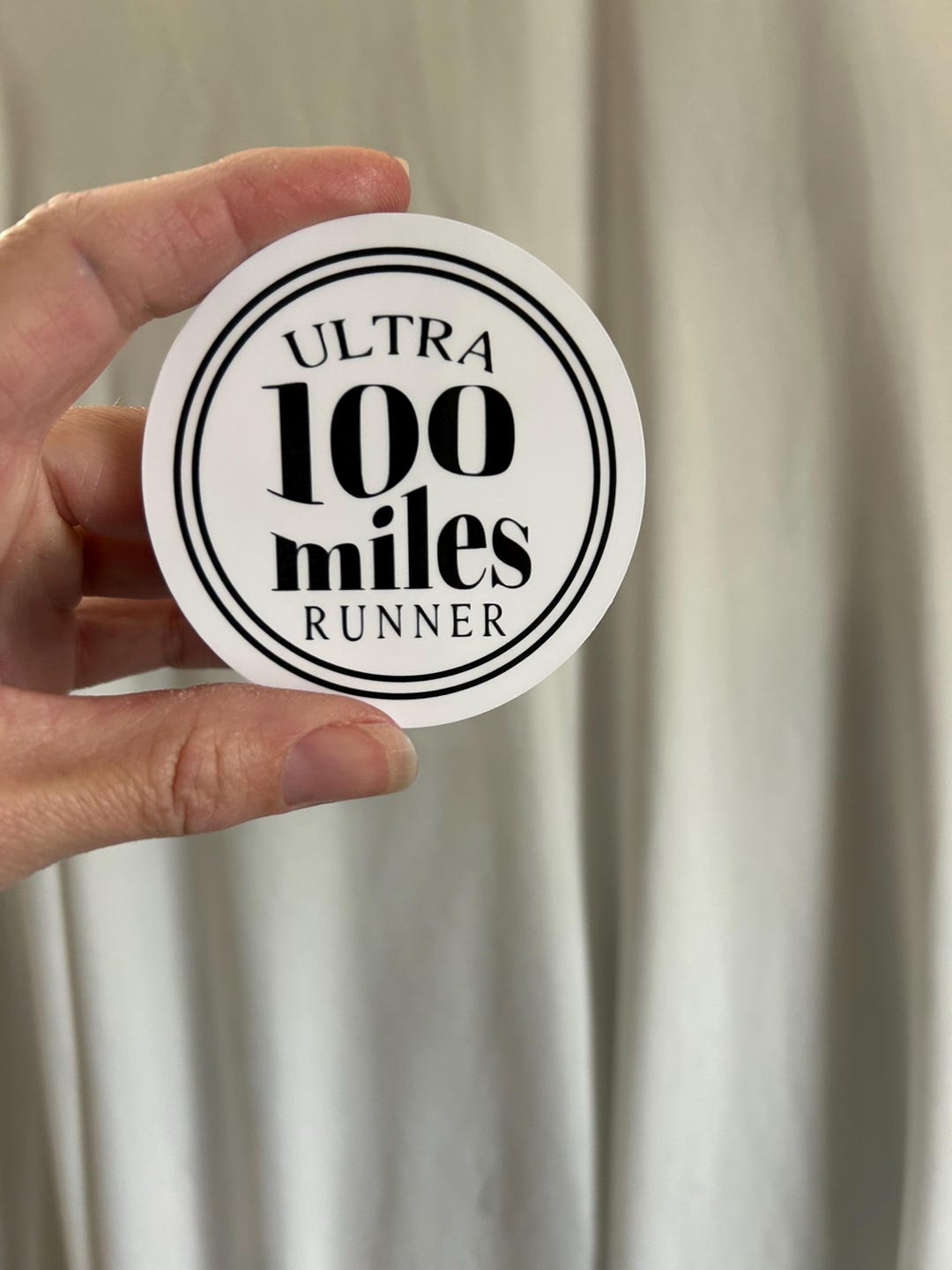 100 Miles Sticker, Waterproof Sticker, 100 Miler Trail Sticker, Ultra ...