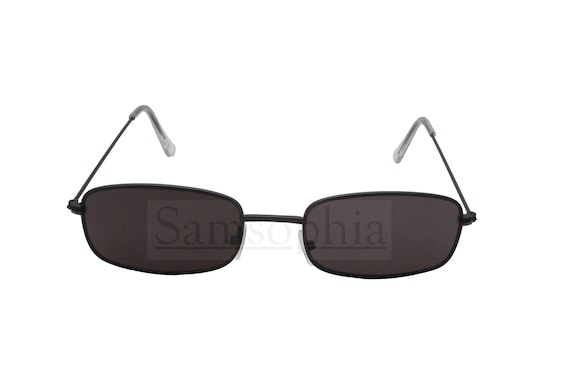 Unisex Adult Dark Tinted Sunglasses With Black Frame. UV400