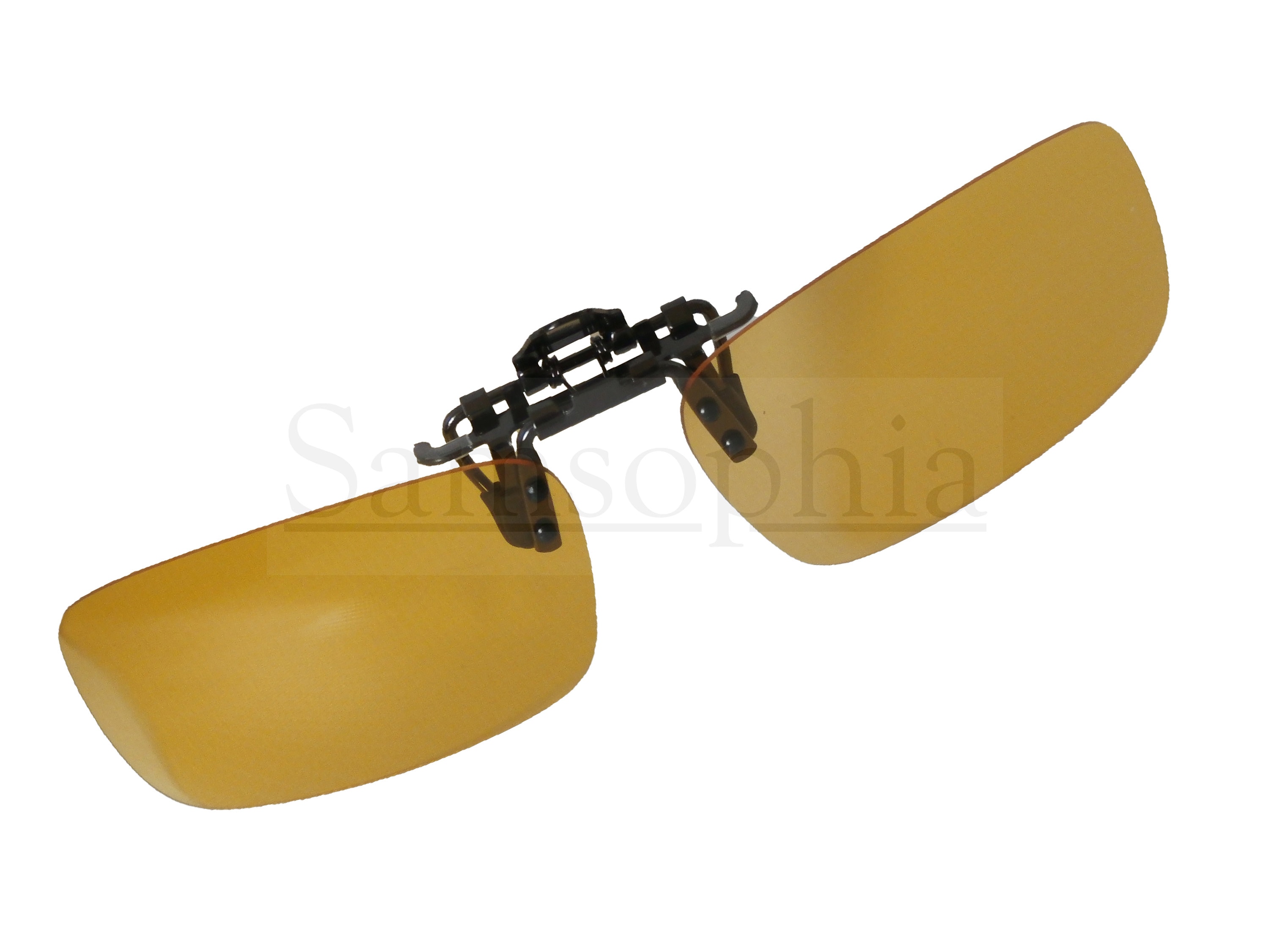 Fishing Sunglasses HD 4K Improved Vision Yellow Lens UV Clip Anglers Sun  Glasses