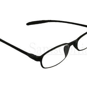 Adult Stylish Unisex Black Reading Glasses. Spectacles Eyewear Strengths +1.0 - +4.0 SMRG036