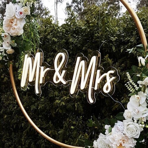 Custom Wedding Neon Sign LED Neon Sign Wedding Decor Etsy