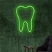 Tooth Neon Sign Tooth Wall Decor Dentist Office Decor Neon - Etsy
