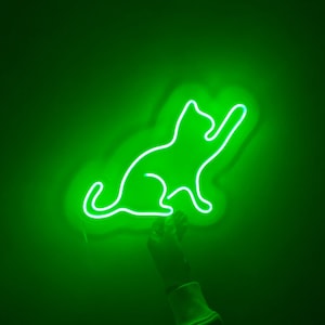 Cat Neon Sign - Cat Wall Decor, Neon Sign Bedroom, Neon Light