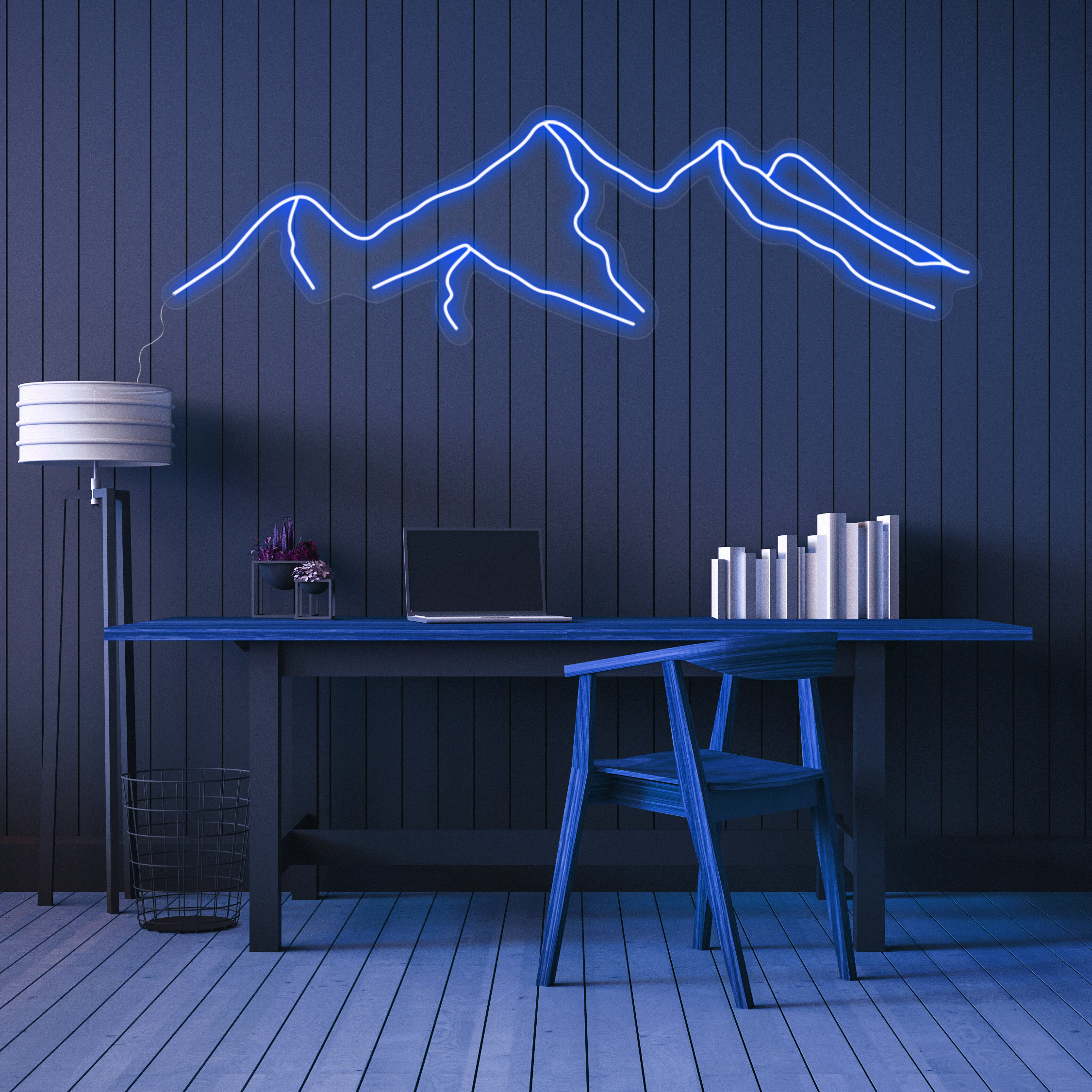 Berg Neon Zeichen Berg-Wand-Kunst Schlafzimmer Neon | Etsy