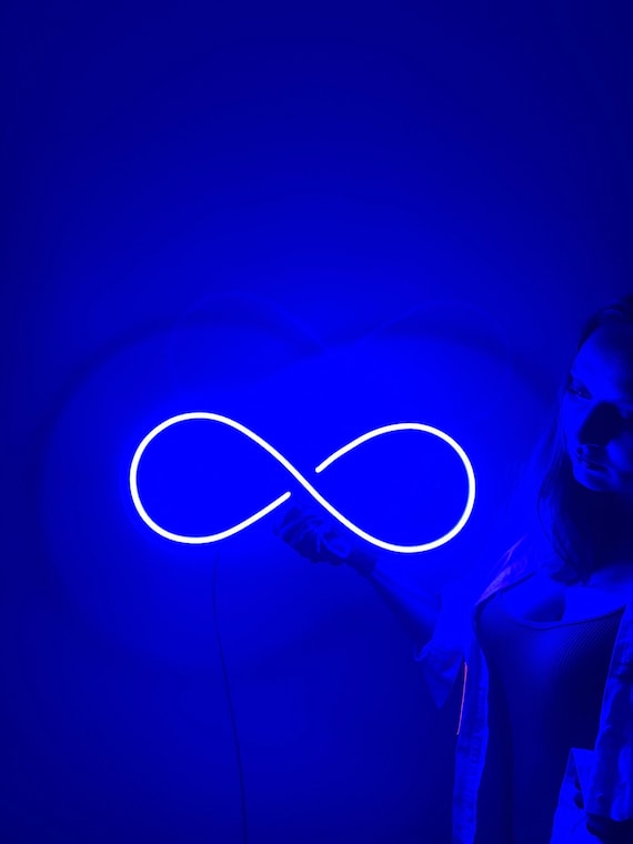 Infinity Neon Sign Neon Sign Bedroom Neon Signs Neon - Etsy