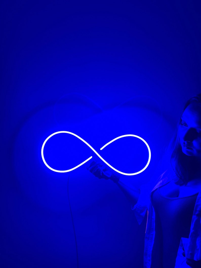 Infinity LED Neon Sign: Bedroom Wall Decor - Etsy