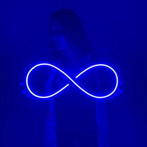 Infinity Neon Sign - Neon Sign Bedroom, Neon Signs, Neon Light, Neon Wall Sign