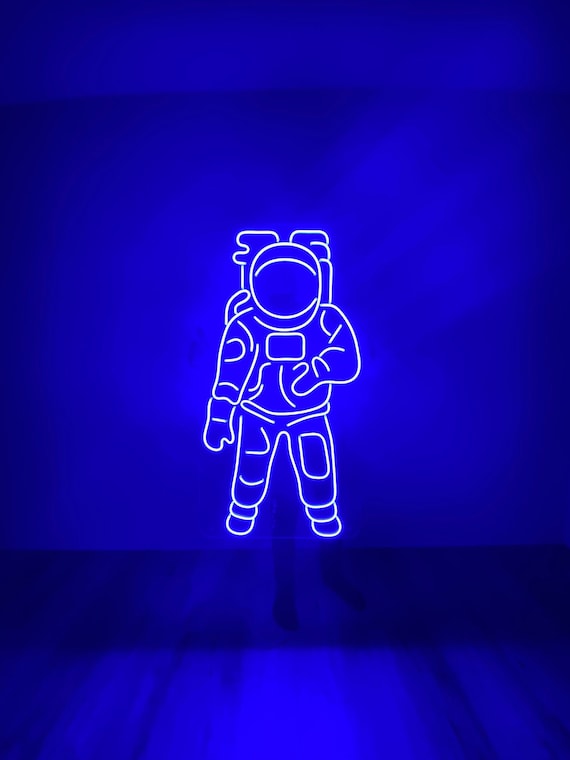 Astronaut LED Neon Sign: Bedroom Wall Decor