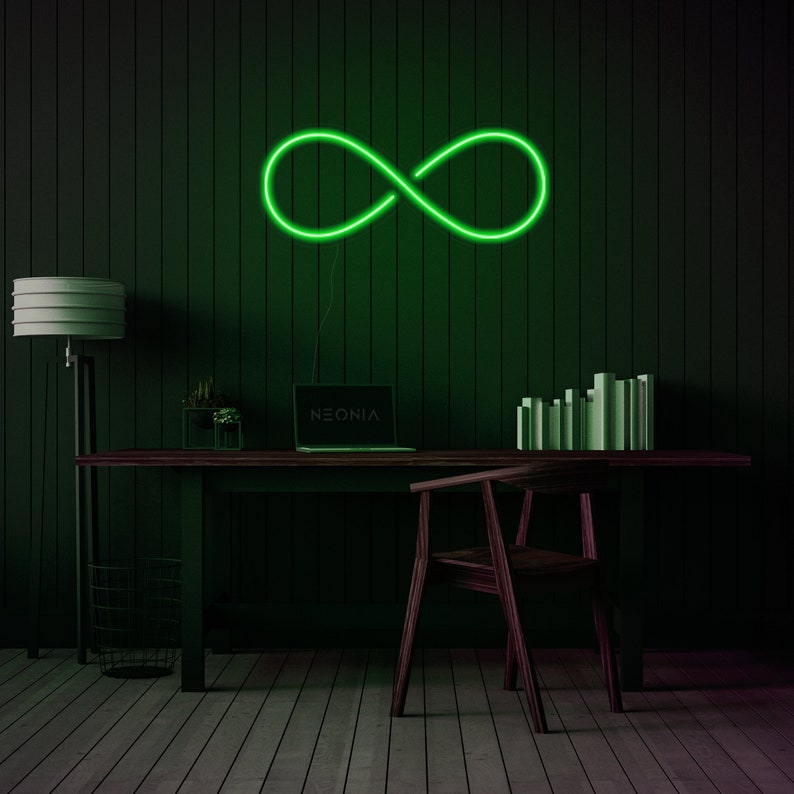 Infinity Neon Sign Neon Sign Bedroom Neon Signs Neon - Etsy