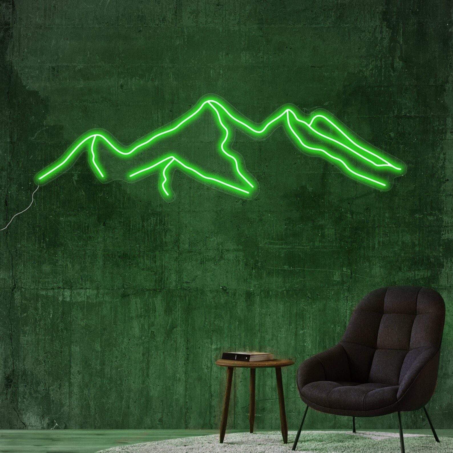 Mountain Neon Sign Mountain Wall Art Bedroom Neon Sign LED - Etsy