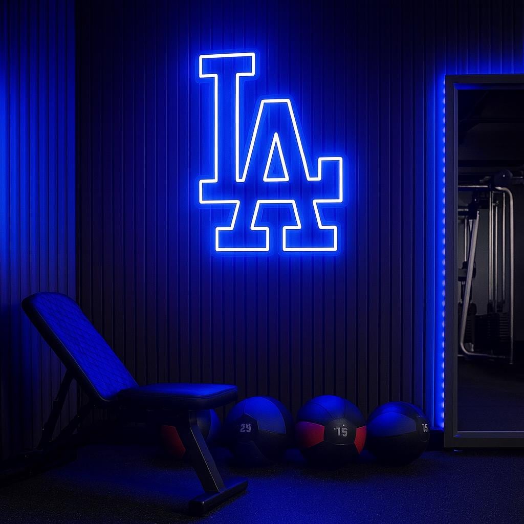 La Dodgers Neon Sign - Etsy