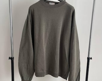 Vintage rare 80s Hugo boss sweatshirt sweater gray Size XL