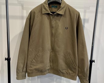 Vintage rare Fred Perry jacket bomber beige