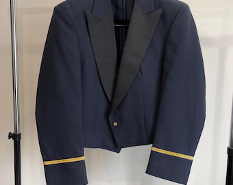 Blazer Koninklijke Nederlandse Luchtmacht Officiersmessjas / Authentiek Militair Spencer George Pisa Kleermakers Donkerblauw Gala-uniform / Militair archief