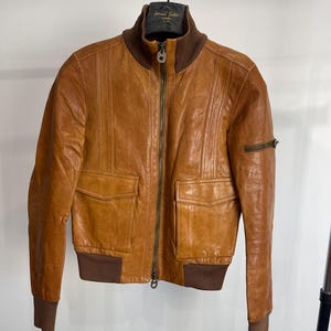 Vintage Bally Leather Jacket - Etsy